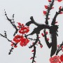 traumbunt - Tuschmalerei - Pflaumenblüte II, Tuschmalerei