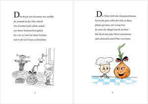 Der kleine Koch und seine Freunde Seite 8 und 9